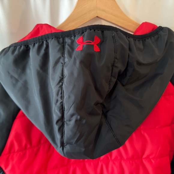 Under Armour Kids Red and Black Jacket - Picture 2 of 8